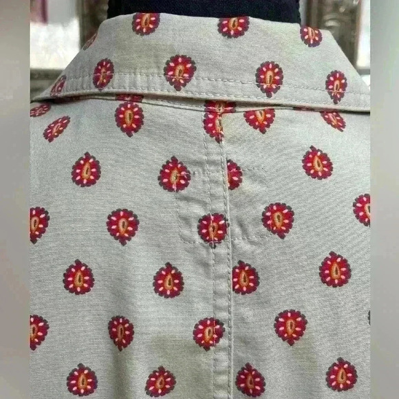 LIZWEAR LIGHTWEIGHT RED & BEIGE PRINT CASUAL BUSINESS BLAZER SIZE 14 ❣️⭐️ - Picture 9 of 12